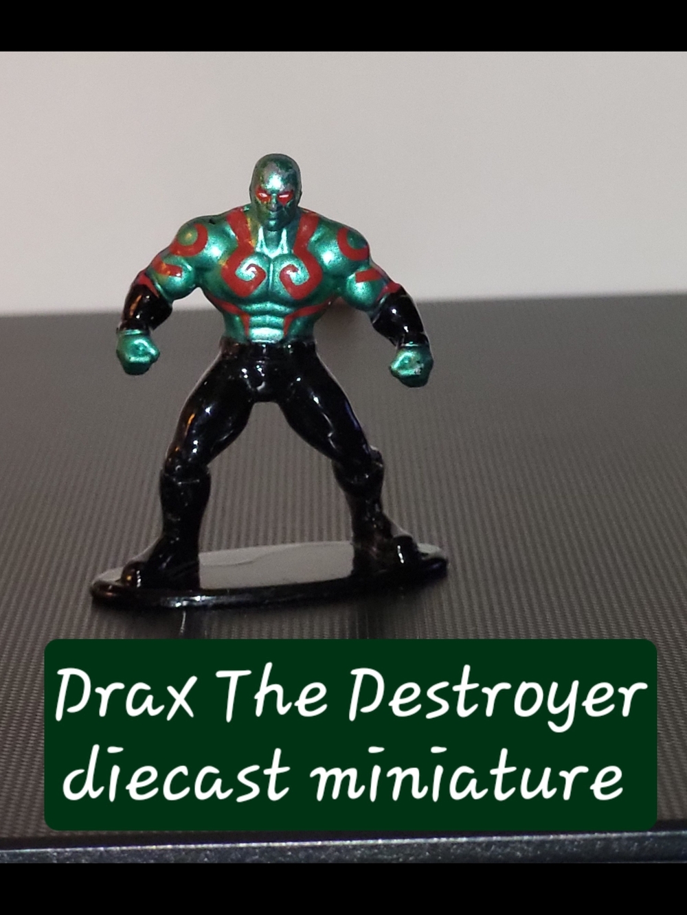 Drax The Destroyer Diecast Miniature - Metallic Green & Black